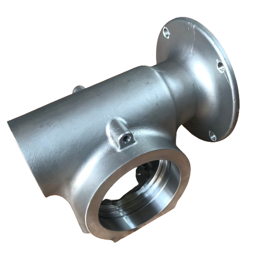 Stainless steel worm gear reducer box with flange