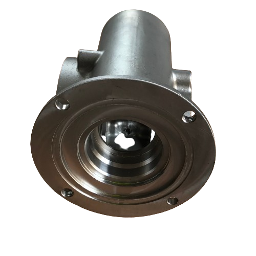 Stainless steel worm gear reducer box with flange